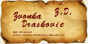 Zvonka Drašković vizit kartica